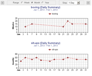 Daily Exercise Chart